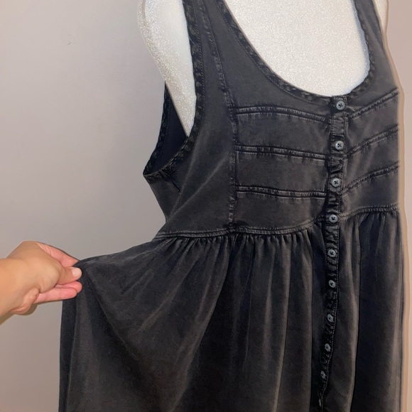 Free People Brooke Tunic - Washed Black - Picture 3 of 13